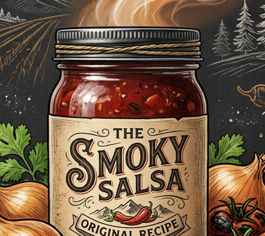 The Smoky Salsa Company Badge Logo